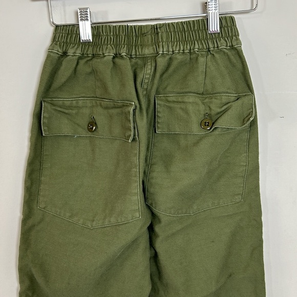 NLST FW15 Jogger Japanese Fabric Army Green Pant Pockets Slouchy Sz S - Picture 8 of 14
